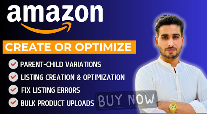 Bestseller - expert amazon parent child variation listings setup all categories covered