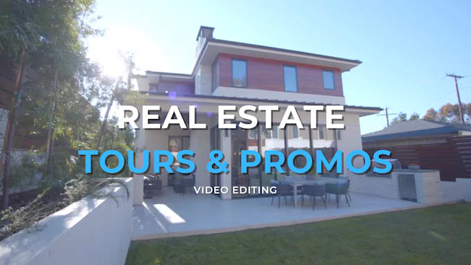 Gig Preview - Edit a professional real estate promo in 24 hours