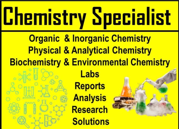 Gig Preview - Do chemistry assesments, problems, labs and projects