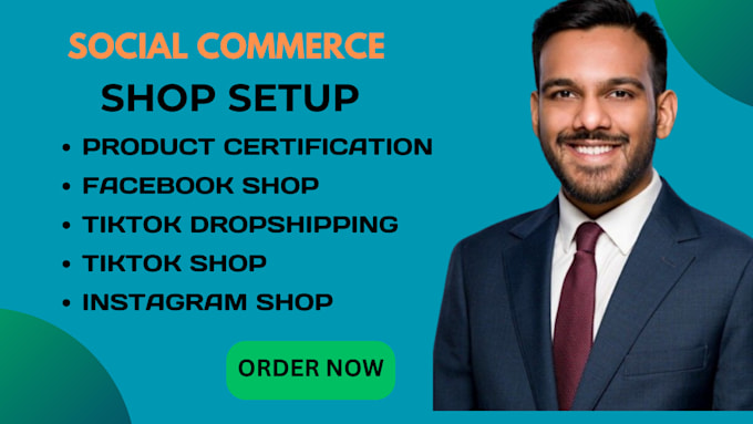 Bestseller - setup tiktok shop, facebook shop and instagram shop, and integrate to shopify