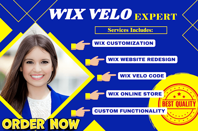 Bestseller - develop custom wix velo code, wix website, database integration, and fix bugs