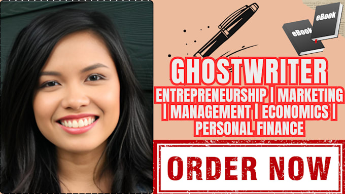 Gig Preview - Be your book writer, finance ebook ghostwriter, business ebook writer nonfictio