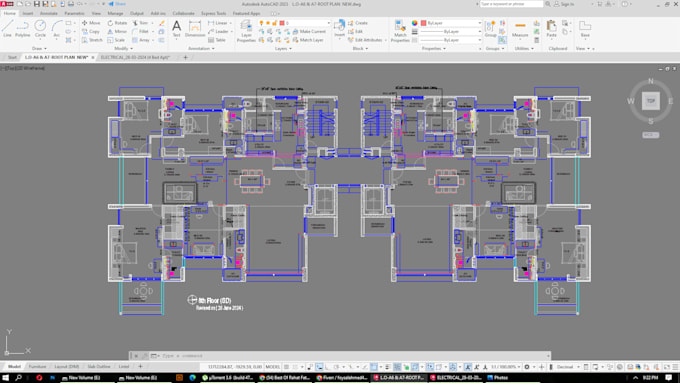 Gig Preview - 2d floor plan with  autocad, PDF, plans, elevations, sections