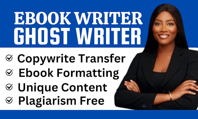 Gig Preview - Do ebook writing ebook ghostwriter amazon kdp book writer non fiction ghostwrite