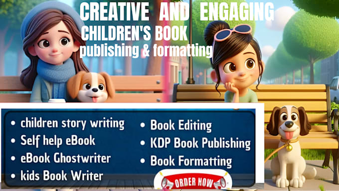 Gig Preview - Do  children  book  publishing,  children  book formatting  for any  publishing