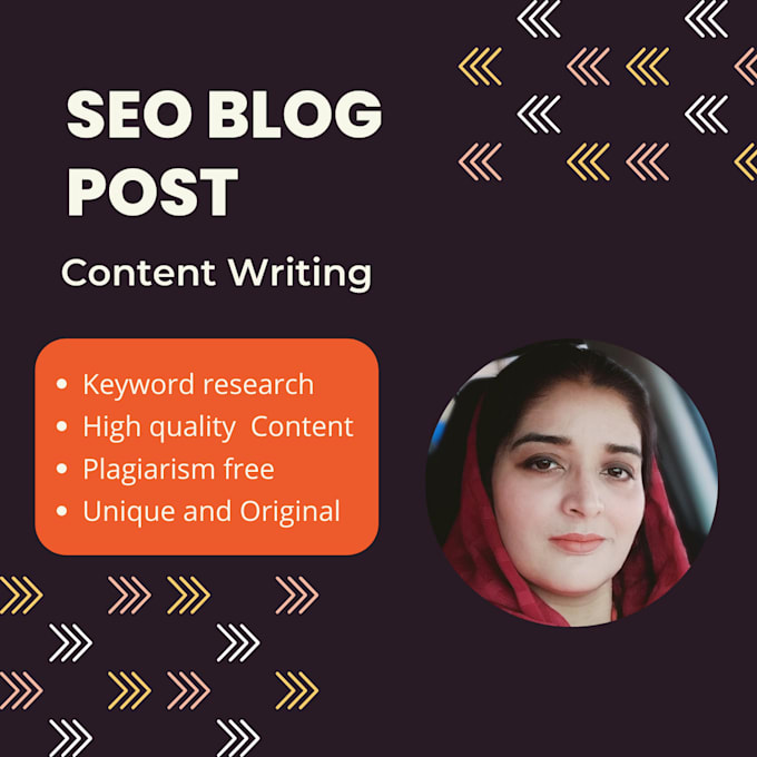 Gig Preview - Write SEO optimized blog post and articles