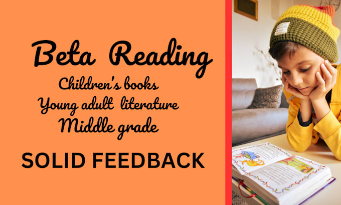 Gig Preview - Beta read your children, middle grade, and ya books