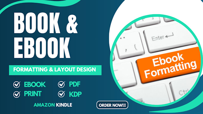 Bestseller - do book formatting and layout design for print and ebook