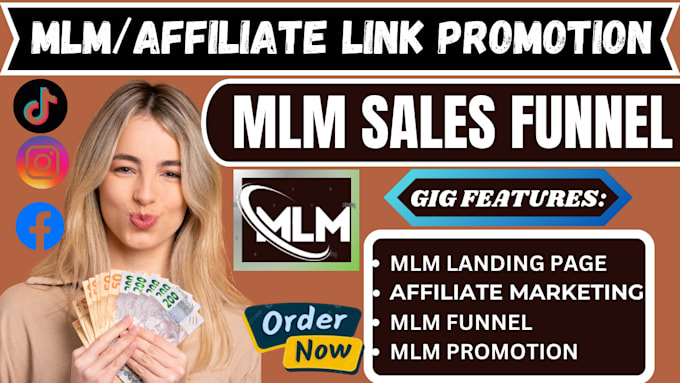 Gig Preview - Promote my affiliate link, affiliate link promotion, temu, clickbank affiliate