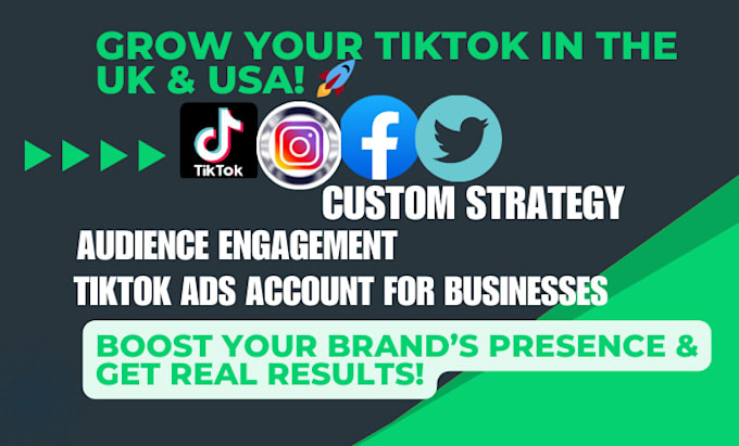 Gig Preview - Create UK based tiktok account eligible for creator rewards