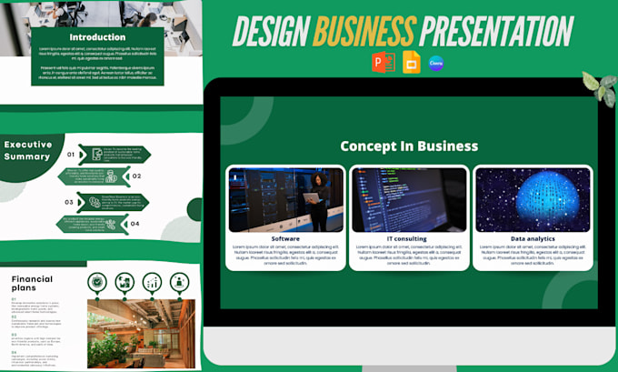 Gig Preview - Design business master slides and sales presentation