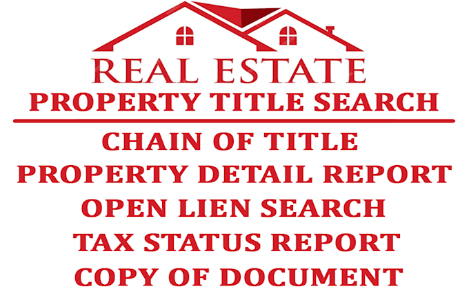 Gig Preview - Provide real estate property title search