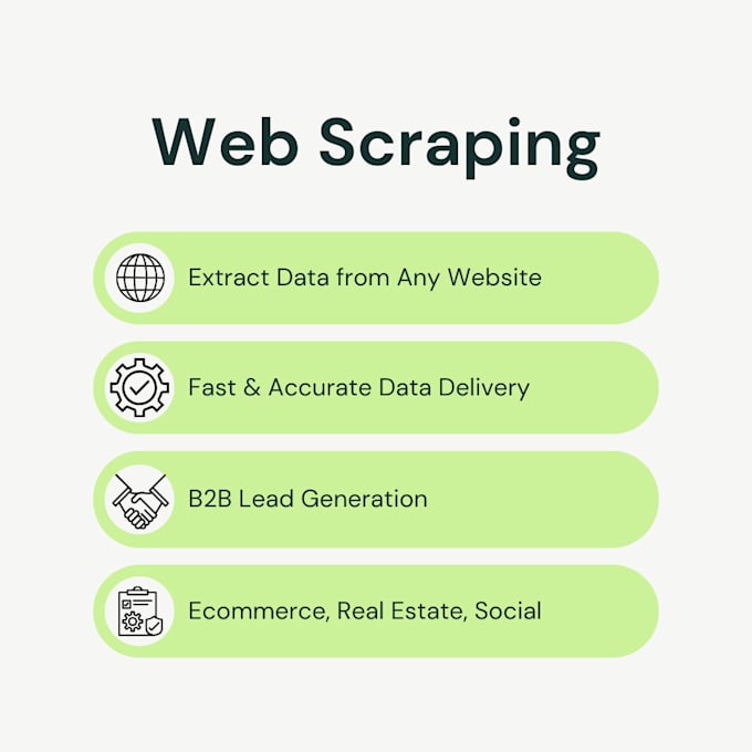 Bestseller - do web scraping, data mining and collection from any website