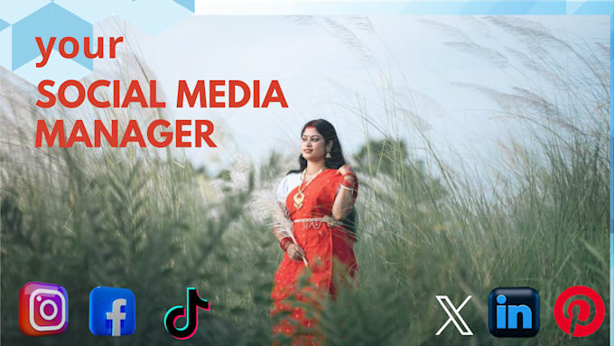 Gig Preview - Be your social media manager and promote your business