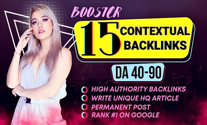 Gig Preview - High quality SEO dofollow contextual backlinks