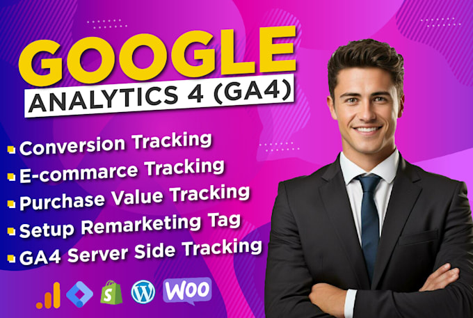 Bestseller - google analytics 4 setup, ga4 ecommerce tracking, ads conversion tracking by GTM