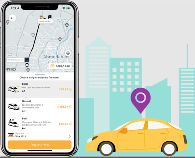 Gig Preview - Develop taxi building app, uber clone, food delivery, restaurant app