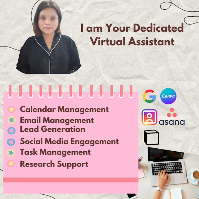 Gig Preview - Be your dedicated virtual assistant