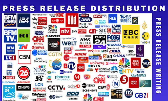 Bestseller - write press release distribution to USA, UK, germany, french, spanish news sites