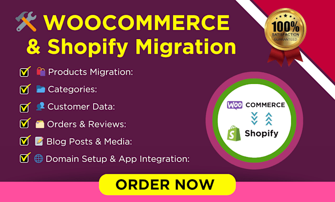 Gig Preview - Migrate wordpress to shopify, shopify to wordpress and shopify migration expert