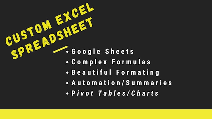 Bestseller - create professional excel spreadsheets and reports