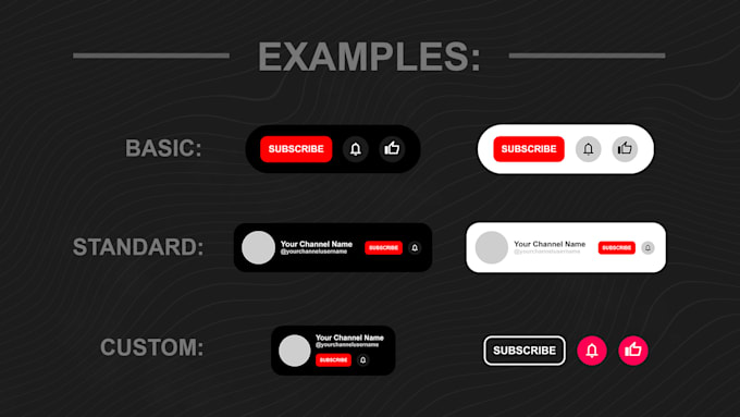 Bestseller - create a custom subscribe animation for your youtube channel