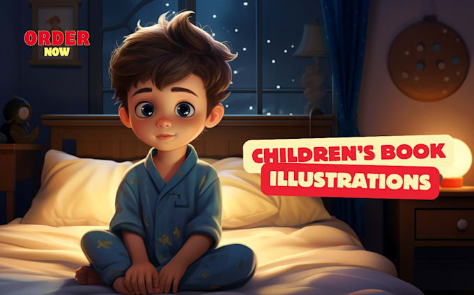 Bestseller - provide creative children book story illustration service