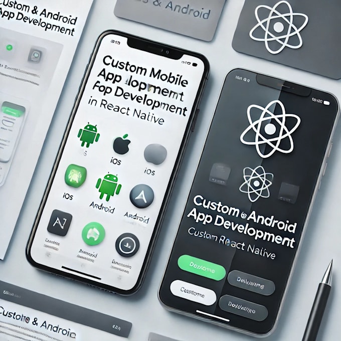 Gig Preview - Do custom mobile app for ios and android react native