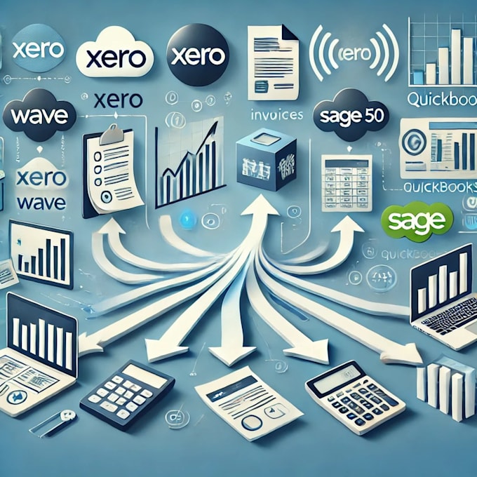 Gig Preview - Do data migration seamlessly in quickbooks from xero, wave and sage50