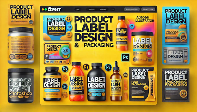 Gig Preview - Create professional product label and packaging design