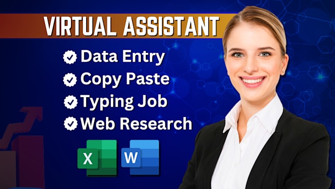 Bestseller - be your virtual assistant for fast data entry, copy paste, typing, web research