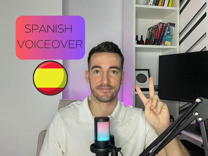 Gig Preview - Record a professional spanish voiceover