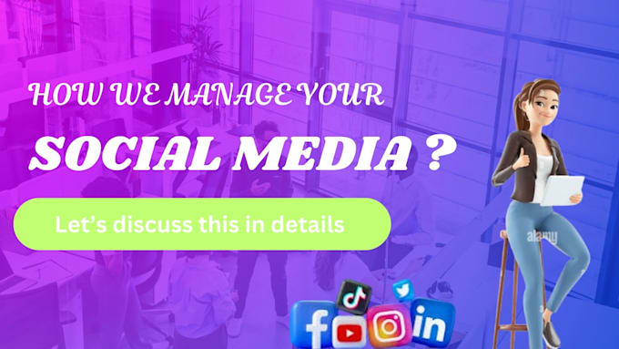 Gig Preview - Manage your social media marketing and content creator ugc