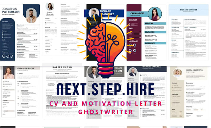 Gig Preview - Design a custom CV and motivation letter to get you hired