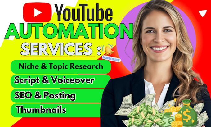 Gig Preview - Setup  top 10 cash cow faceless youtube automation channel