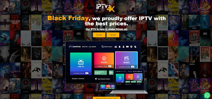 Gig Preview - Create iptv seller website with payment gateway