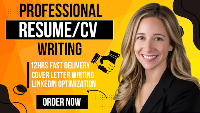 Bestseller - write professional executive resume, CV, cover letter, sales resume, tech resume