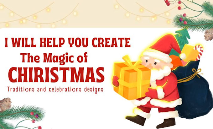 Gig Preview - Help you create the magic of christmas celebrations greeting cards