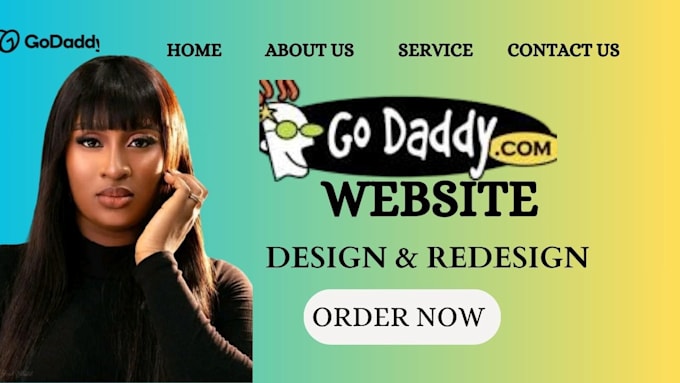 Gig Preview - Godaddy website design godaddy website redesign godaddy website redesign godaddy