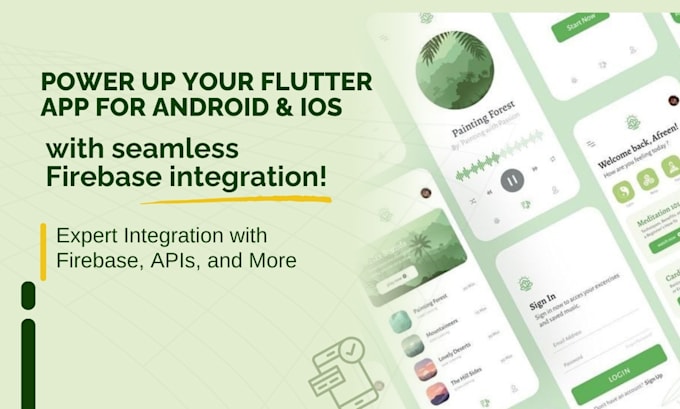 Gig Preview - Integrate firebase for seamless flutter mobile app solutions