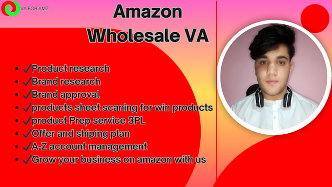 Gig Preview - Be your expert amazon fba wholesale virtual assistant VA