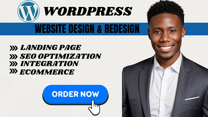 Gig Preview - Develop responsive wordpress website redesign wordpress website design wordpress