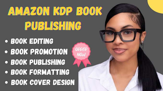 Gig Preview - Do amazon kdp book publishing, kdp book promotion, amazon kdp book formatting