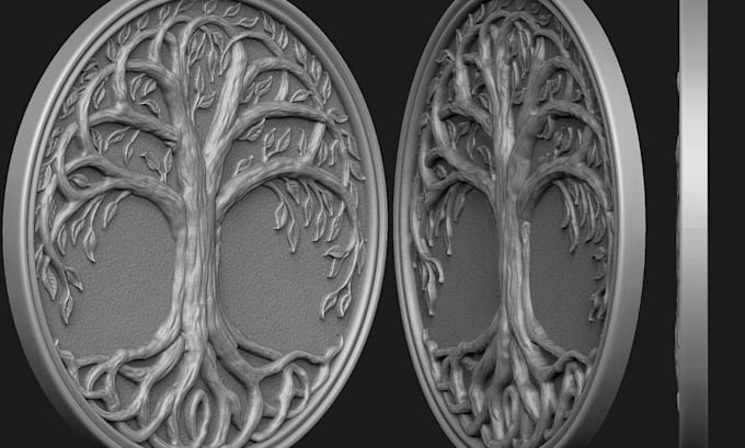 Gig Preview - Design high quality 3d bas relief for 3d printing 3d coin model 3d coin design