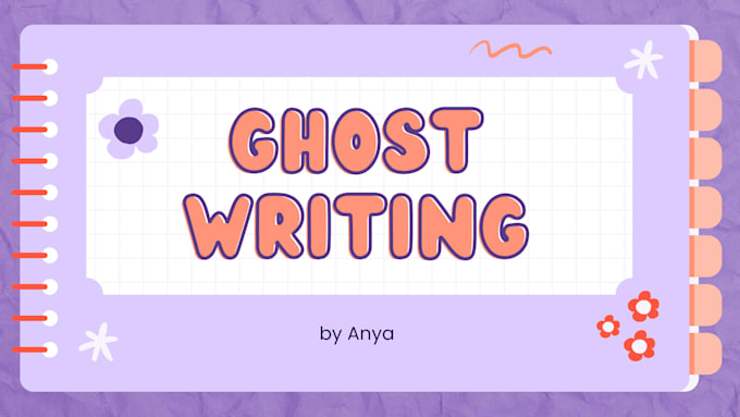 Gig Preview - Assist you in writing your book as a ghost writer