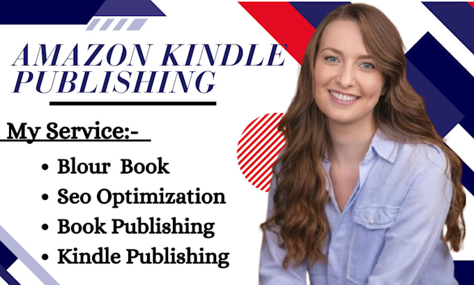 Gig Preview - Do amazon book description book blurb amazon KDP book publishing and seo