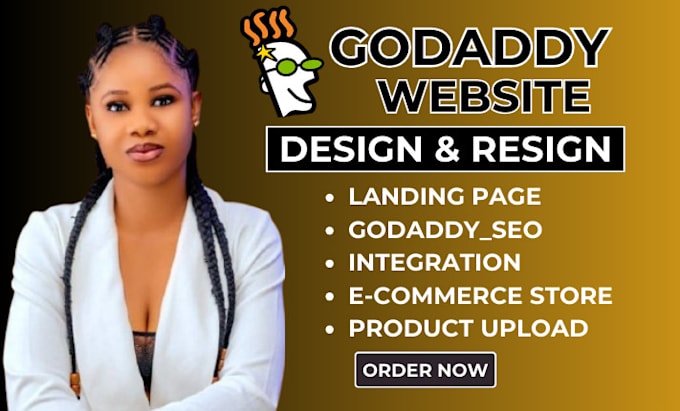 Bestseller - develop godaddy website design godaddy website redesign, godaddy landing page