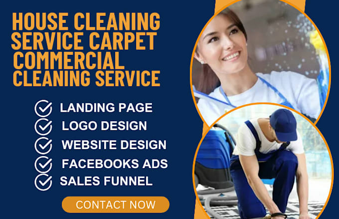 Gig Preview - Generate house cleaning service carpet commercial cleaning leads