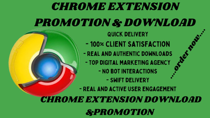 Bestseller - do chrome extension promotion, chrome download, to get real extension users