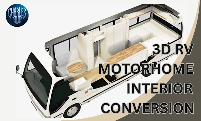 Bestseller - design 3d rv, motorhome, caravan and camper interior conversion and render